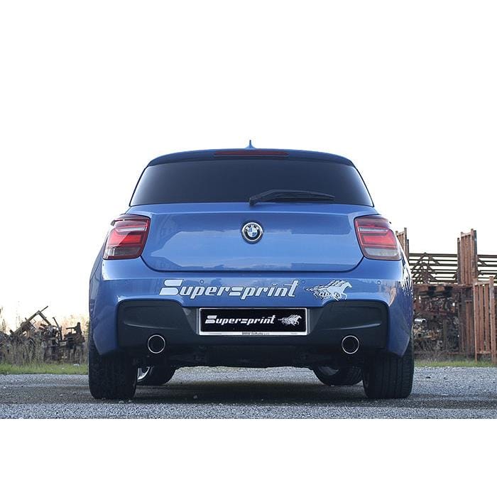 BMW 1 Series BMW F20 / F21 - 2015 BMW F20 / F21 114d (N47N Engine - 95 Hp) 2012 - 2015 SuperSprint Connecting pipe + rear pipe Right O90 - Left O90(Muffler delete) - Image 11