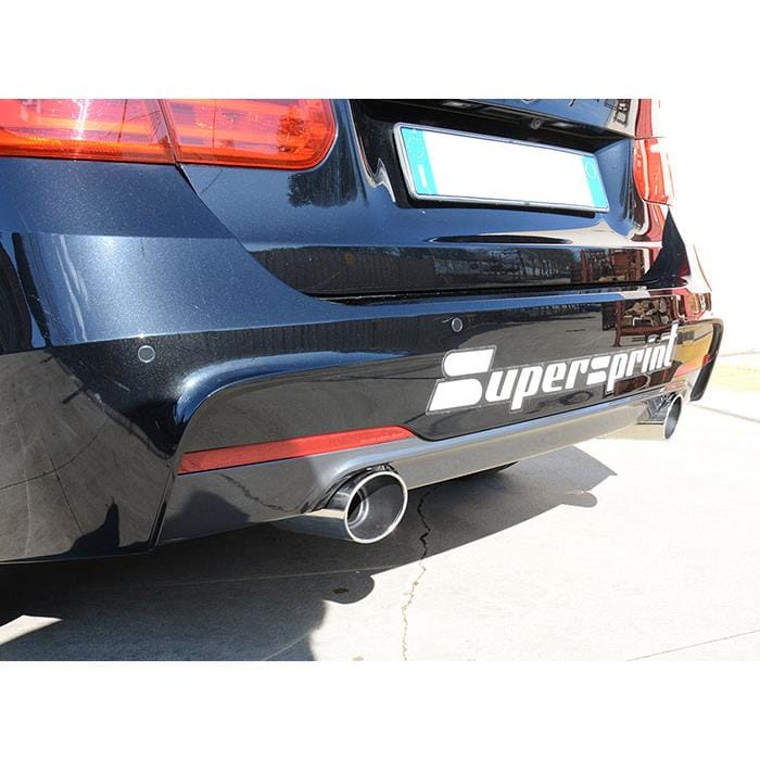 SuperSprint Connecting pipe + rear exhaust Right O100 - Left O100 for BMW 3 Series BMW F30 / F31 2012 - 2015 BMW F30 / F31 (Sedan-Touring) 316d (N47 116 Hp) 2012 - 2015 - Image 2