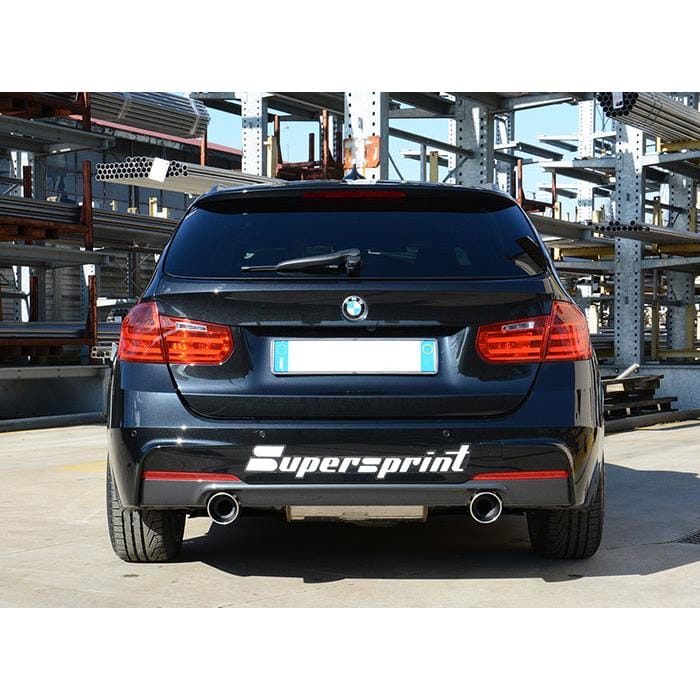 SuperSprint Connecting pipe + rear exhaust Right O100 - Left O100 for BMW 3 Series BMW F30 / F31 2012 - 2015 BMW F30 / F31 (Sedan-Touring) 316d (N47 116 Hp) 2012 - 2015 - Image 3