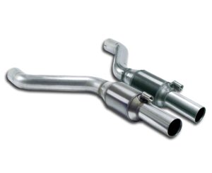 BMW Classic BMW 3 Series E36 BMW E36 Compact - All models (For V8 - S62 / M62 / M60 engine conversion) SuperSprint Front exhaust with Metallic catalytic converter right + left 100 CPSI