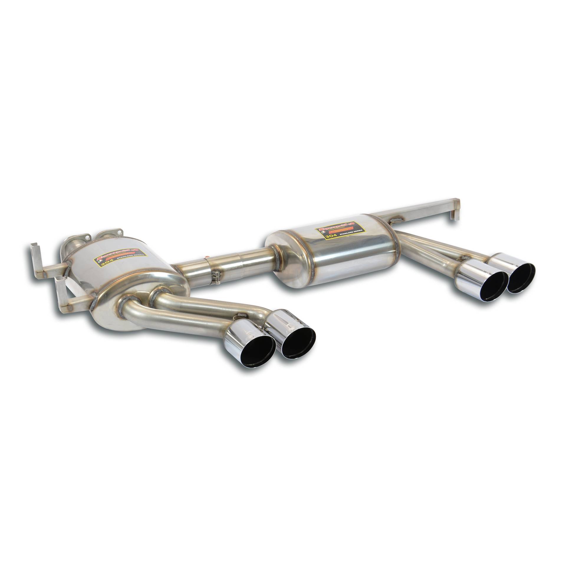 BMW M3 BMW E46 M3 BMW E46 M3 3.2i Coupe/Cabrio '00 - '06 (Ø60mm - Single Pipe) SuperSprint Rear muffler Right - Left"LIGHTWEIGHT RACING"-13,0 Kg