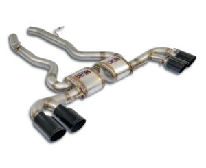 SuperSprint Rear exhaust "Race" Right OO90 + Left OO90 "Gun Metal Grey" for BMW X Models BMW G01 X3 BMW G01 X3 M40i xDrive (B58 - 360 Hp) 2017