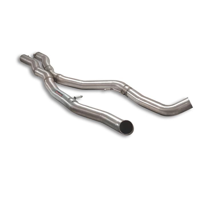 SuperSprint Centre "X-Pipe" + connecting pipes kit Right - Left for BMW 3 Series BMW E92 BMW E92 Coupe (S85 M5 - 5.0i V10 engine conversion)