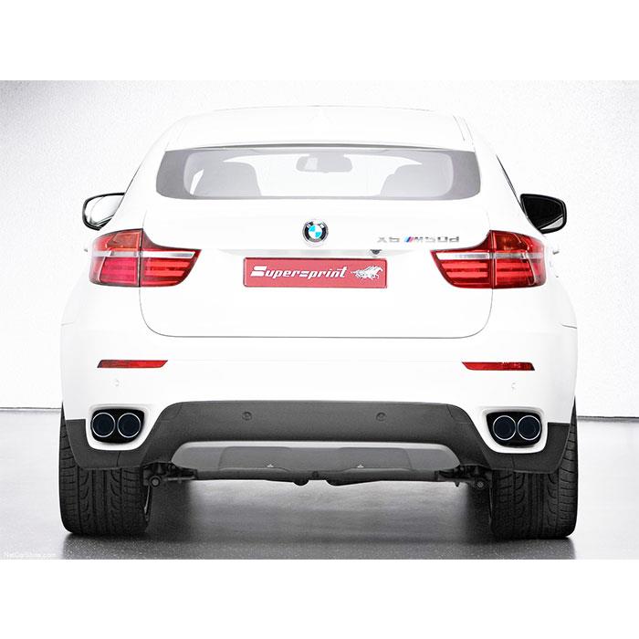 SuperSprint Endpipe kit Right OO90 - Left OO90 for BMW X Models BMW E71 / E72 X6 BMW E71 X6 35iX xDrive Bi-Turbo (N54 Engine 306 Hp) 2008 - 2010 - Image 2