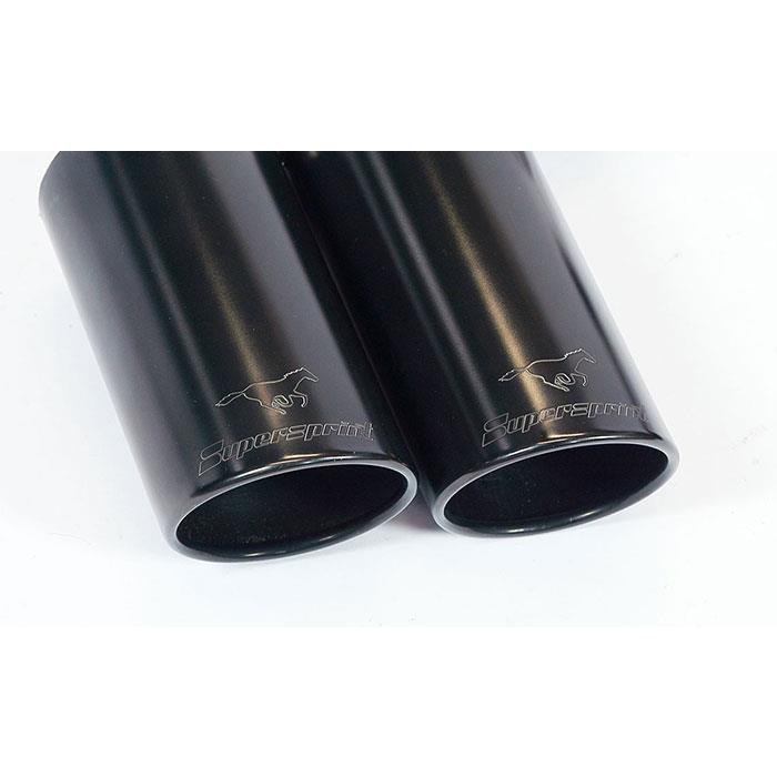 SuperSprint Endpipe kit "Gun Metal Grey" Right OO90 - Left OO90 for BMW X Models BMW F26 X4 BMW F26 X4 20i xDrive 2.0i Turbo (184 Hp) 2014 - Image 2