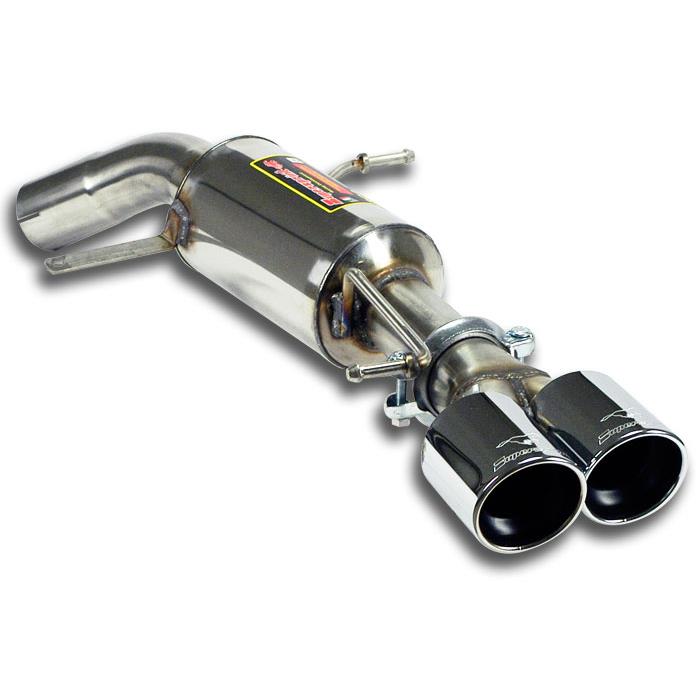 SuperSprint Rear exhaust Right "Racing" OO80 for BMW 3 Series BMW E92 BMW E92 Coupe 335i Bi-turbo (306 Hp N54 Engine) '06 - 04/2010