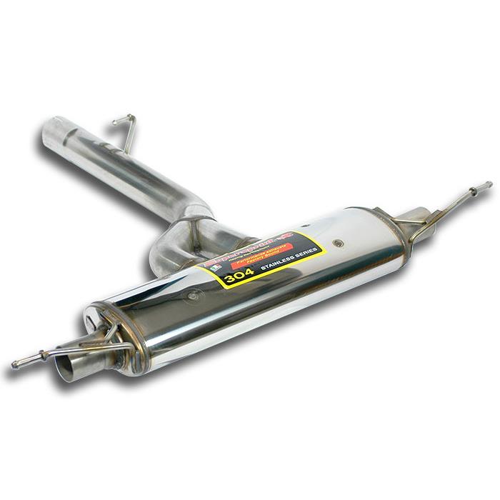 SuperSprint Rear exhaust "Racing" Right - Left for BMW X Models BMW F25 X3 BMW F25 X3 35i (6 cyl. - 306 Hp) 2011 - 06/2014