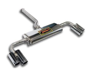 SuperSprint Rear exhaust OO80 Right - OO80 Left for BMW X Models BMW F25 X3 BMW F25 X3 20d (184 Hp - 190 Hp) 2011