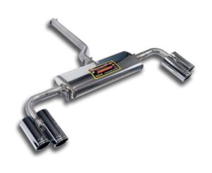 SuperSprint Rear exhaust OO90 Right - OO90 Left for BMW X Models BMW F25 X3 BMW F25 X3 20d (184 Hp - 190 Hp) 2011
