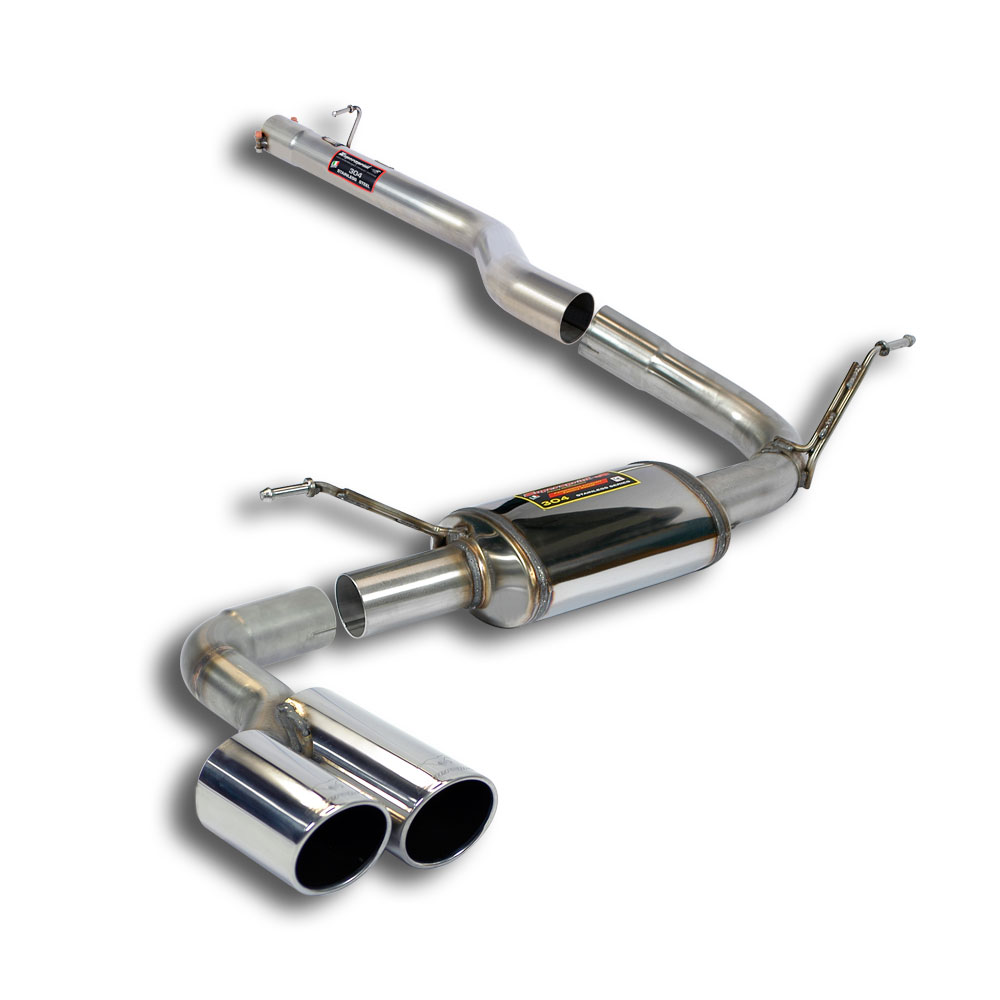 SuperSprint Rear exhaust OO90 for BMW X Models BMW F25 X3 BMW F25 X3 20d (184 Hp - 190 Hp) 2011