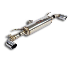 SuperSprint Rear exhaust Right O100 - Left O100 with valve for BMW 2 Series BMW F22 2 Series Coupe 2013 - 2017 BMW F22 220i 2.0T (B48 Engine - 184 Hp) 2016 - 2017 (with valve)