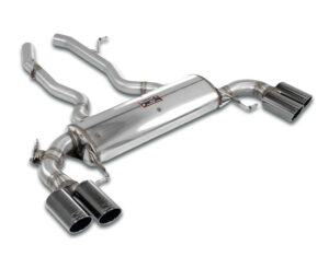 SuperSprint Rear exhaust Right "Gun Metal Grey" OO90 - Left OO90 with valve for BMW X Models BMW G02 X4 BMW G02 X4 M40i xDrive (B58 - 360 Hp) 2017 - (with valve)