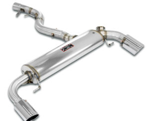 SuperSprint Rear exhaust Right O100 - Left O100 with valve for BMW 4 Series BMW G22 Coupe 2021 - BMW G22 Coupe 420i 2.0T (B48 184 Hp - models with OPF) 2021 - (with valve)