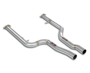 BMW M3 BMW G80 M3 BMW G80 M3 / G80 M3 xDrive (S58 - 480 Hp - models with OPF) 2021 SuperSprint Front exhaust - no resonated (Deletes the secondary catalytic)