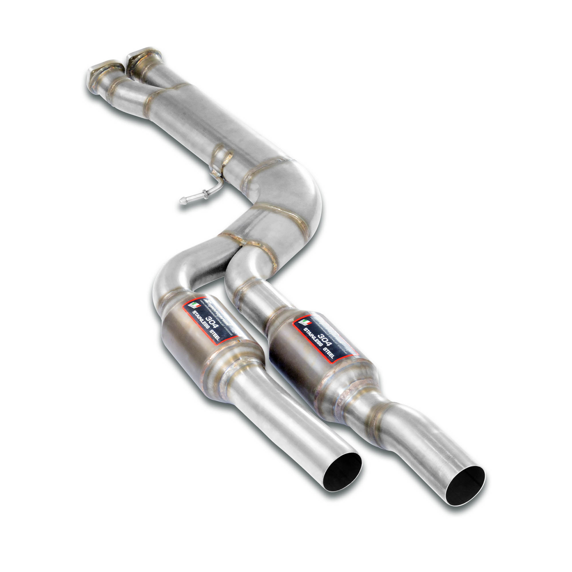 Alpina BMW ALPINA 3 Series (G20 / G21) ALPINA B3 (G20) Sedan 4x4 (S58 - 462 Hp - models with OPF) 2020 - 2022 (with valve) SuperSprint Front exhaust with Metallic catalytic