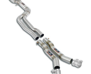 BMW M2 BMW G87 M2 BMW G87 M2 (S58 - 460 Hp - models with OPF) 2022 - 2023 SuperSprint J-Pipe Race PackageDeletes the secondary catalytics + OPFs  + mid resonatorAccepts the Std - Oem muffler