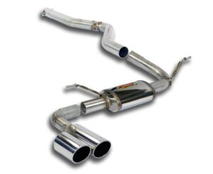 SuperSprint Connecting pipe + rear exhaust OO80 for BMW 3 Series BMW F34 GT 2013 - 2016 BMW F34 Gran Turismo 318d (143 Hp) 2013 - 2015