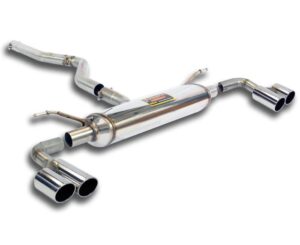 SuperSprint Connecting pipe + rear exhaust Right OO80 - Left OO80 for BMW 3 Series BMW F34 GT 2013 - 2016 BMW F34 Gran Turismo 318d (143 Hp) 2013 - 2015