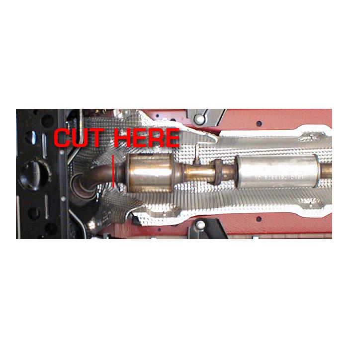 OEM front exhaust(Weld on connection) for BMW MINI MINI R50 One / Cooper MINI One 1.6i (90 Hp) ' 01 - ' 06 SuperSprint Sleeve pipe - Image 4