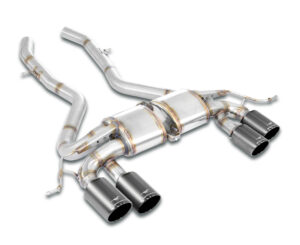 BMW M3 BMW G80 M3 BMW G80 M3 / G80 M3 xDrive (S58 - 480 Hp - models with OPF) 2021 SuperSprint Rear exhaust "Race" Right OO100 + Left OO100 "Gun Metal Grey"