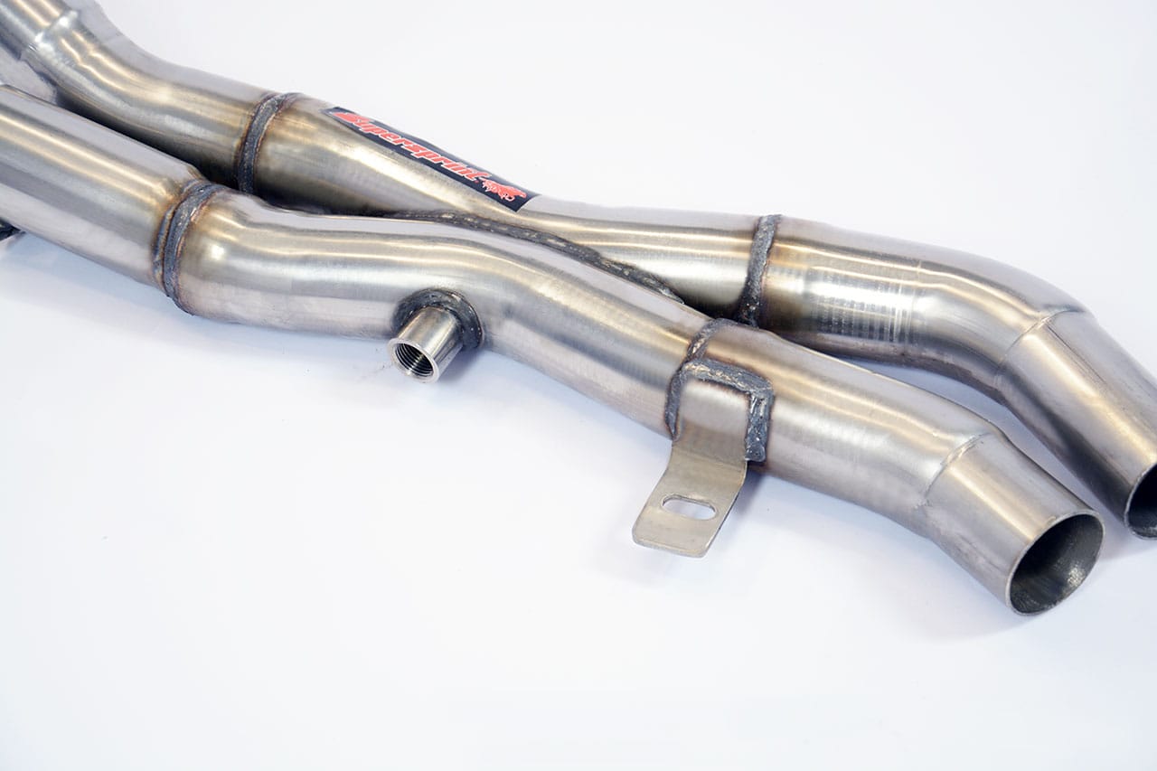 OEM catalytic converter for Alpina BMW ALPINA 3 Series (E30) ALPINA B3 (E30) 2.7i '87 - '92 SuperSprint Manifold + "X-Pipe"(Left Hand Drive)Stainless steel - Image 3