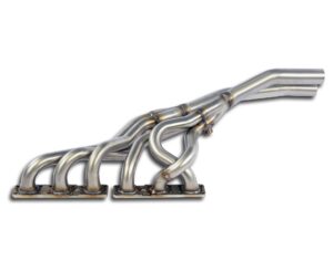 OEM catalytic converter(Left Hand Drive - with ports for the stock air injection system) for Alpina BMW ALPINA 5  Series (E39) ALPINA B10 (E39 Sedan + Touring) 3.2i (260 Hp) 1997 - 1998 SuperSprint Manifold