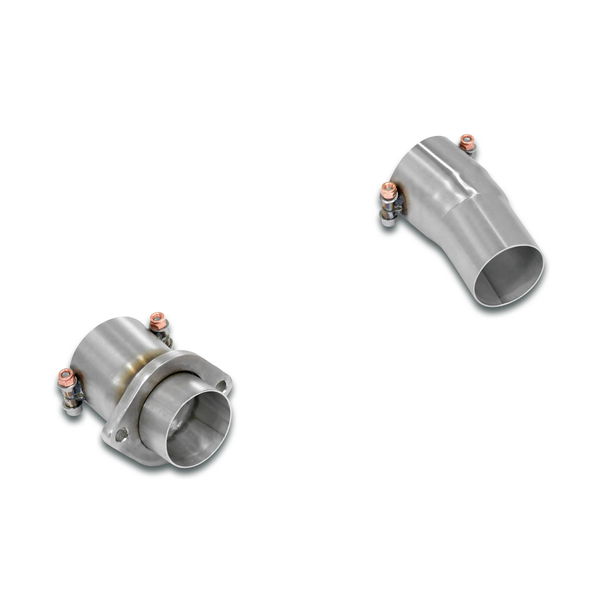 the stock catalytic for BMW M5 BMW E60 Sedan M5 BMW E60 (Sedan) M5 5.0i V10 '05 SuperSprint Sleeve pipes kit