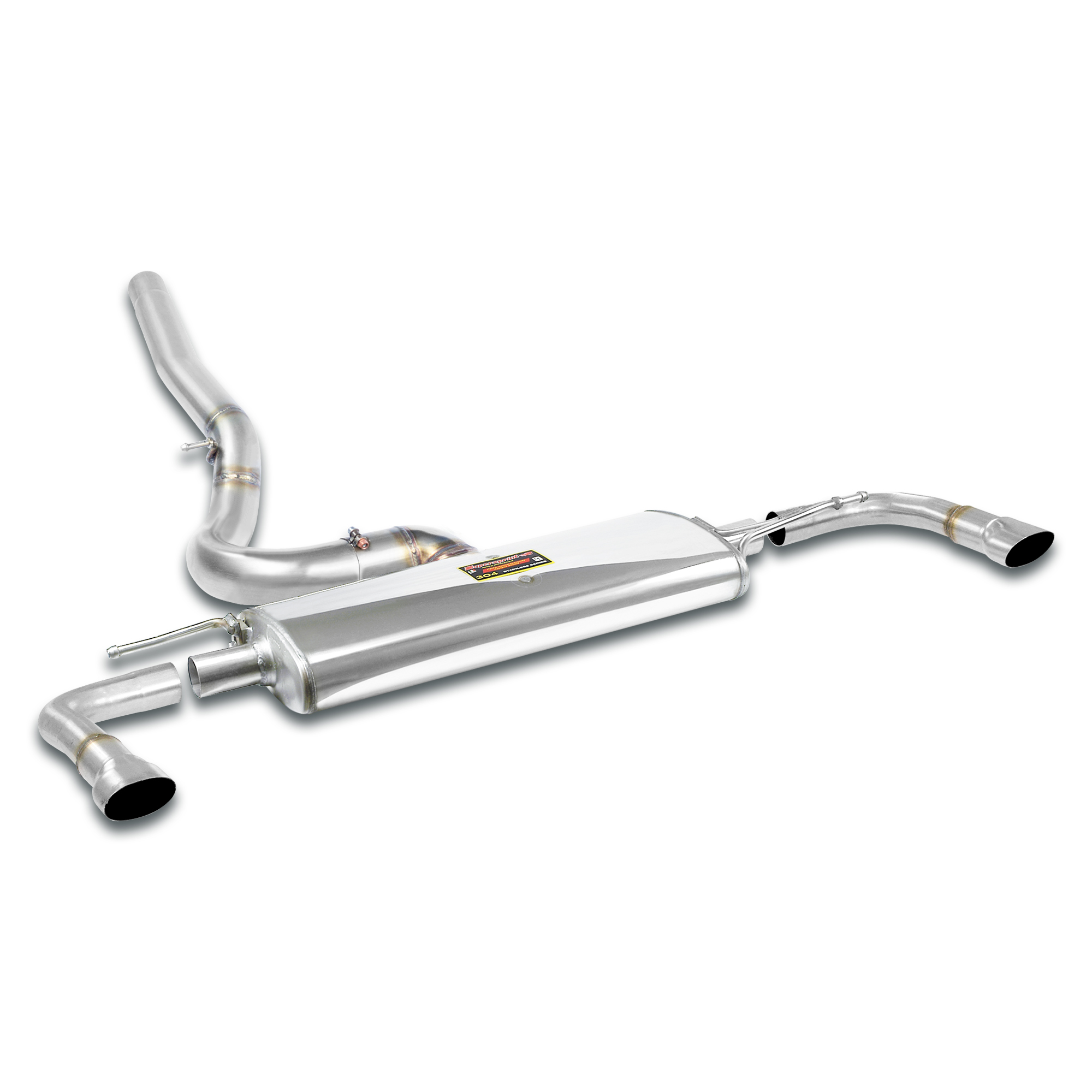 SuperSprint Rear exhaust Right - Left for BMW 2 Series BMW F44 2 Series Gran Coupe BMW F44 Gran Coupe 220i xDrive 2.0i Turbo (B48 - 178 Hp - models with OPF) 2021