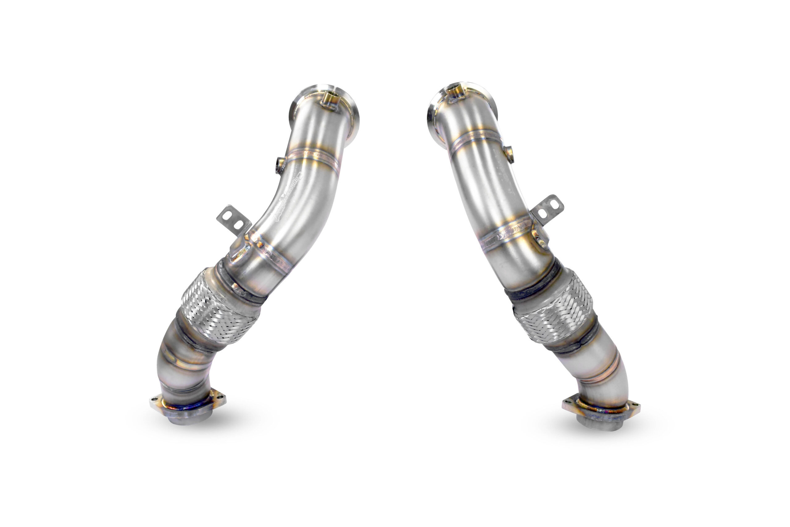 Alpina BMW ALPINA 5 Series (F10 / F11) ALPINA B5 (F10 / F11) 4.4i V8 (507 Hp) 2010 - 2012 SuperSprint Turbo downpipe kit Right - Left (Replaces catalytic converter) - Image 2