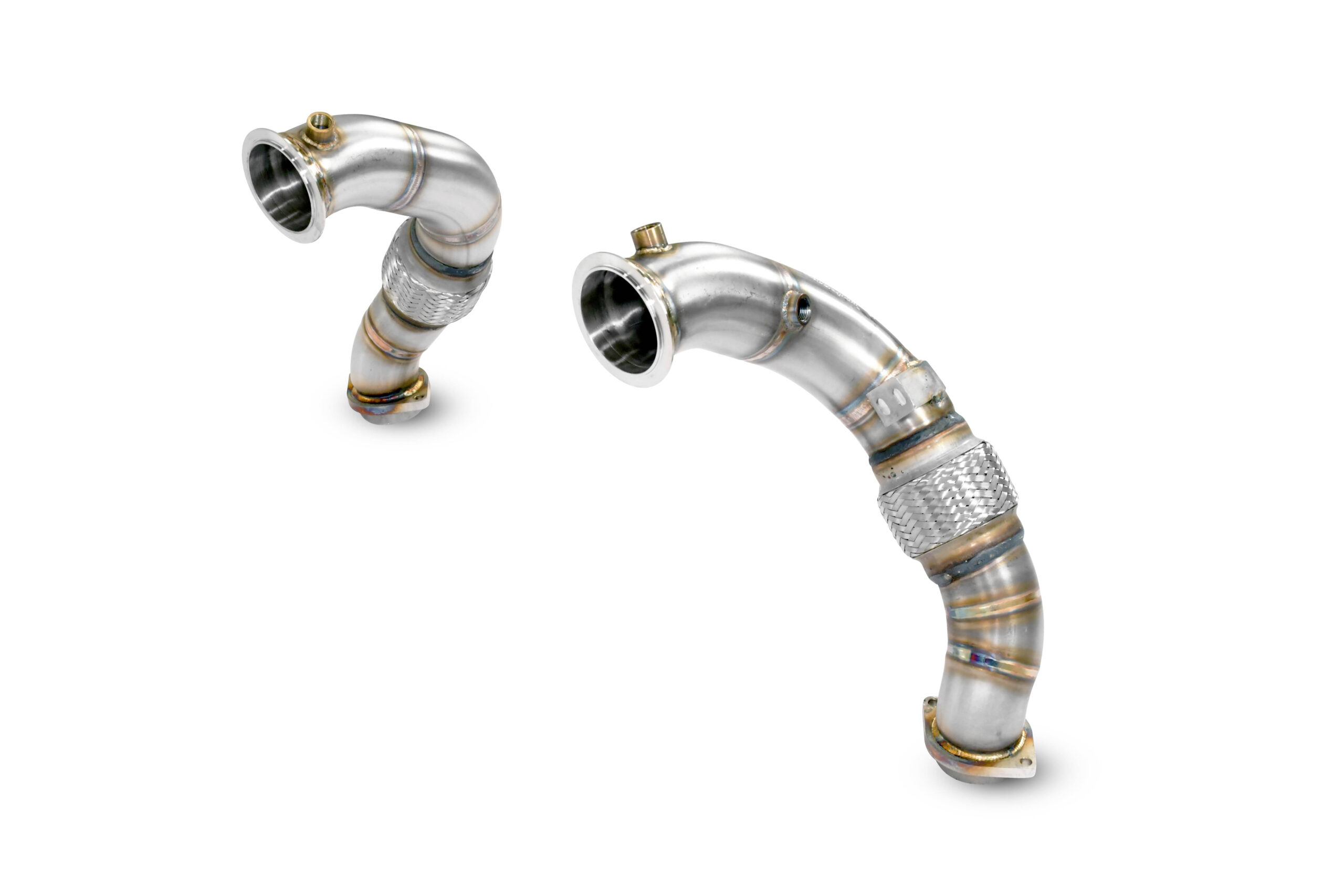 Alpina BMW ALPINA 5 Series (F10 / F11) ALPINA B5 (F10 / F11) 4.4i V8 (507 Hp) 2010 - 2012 SuperSprint Turbo downpipe kit Right - Left (Replaces catalytic converter) - Image 4