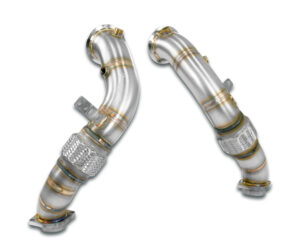 Alpina BMW ALPINA 5 Series  (F10 / F11) ALPINA B5 (F10 / F11) 4.4i V8 (507 Hp) 2010 - 2012 SuperSprint Turbo downpipe kit Right - Left (Replaces catalytic converter)