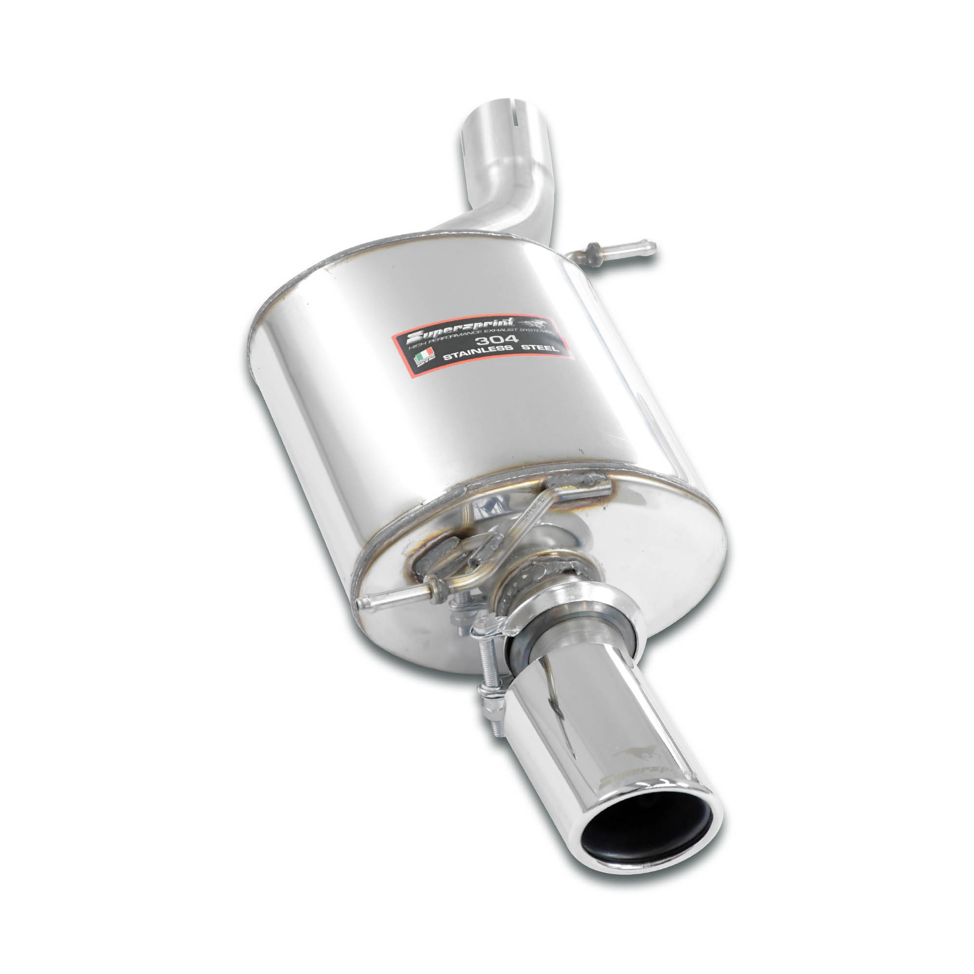 SuperSprint Rear exhaust Left "Racing" O90 for BMW Z Models BMW E89 Z4 BMW E89 Z4 Roadster / Coupé - Z4 GT3 conversion (S65 4.0L - P65 4.4L V8 engine)