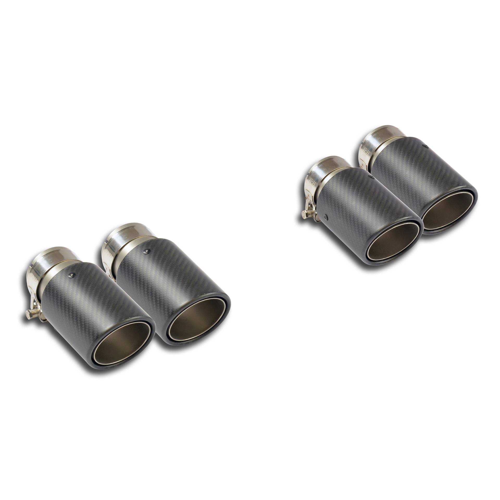 BMW M2 BMW F87 M2 BMW F87 M2 Competition (410 Hp - US models) 2018 - (with valve) SuperSprint Endpipe kit Right OO90 - Left OO90 carbon