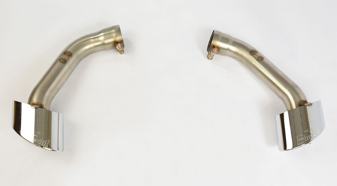 SuperSprint Endpipe kit 150x105 Right - Left(For OEM rear bumper) for BMW X Models BMW E71 / E72 X6 BMW E71 X6 35i xDrive (N55 Engine 306 Hp) 2010 - 2014 - Image 2