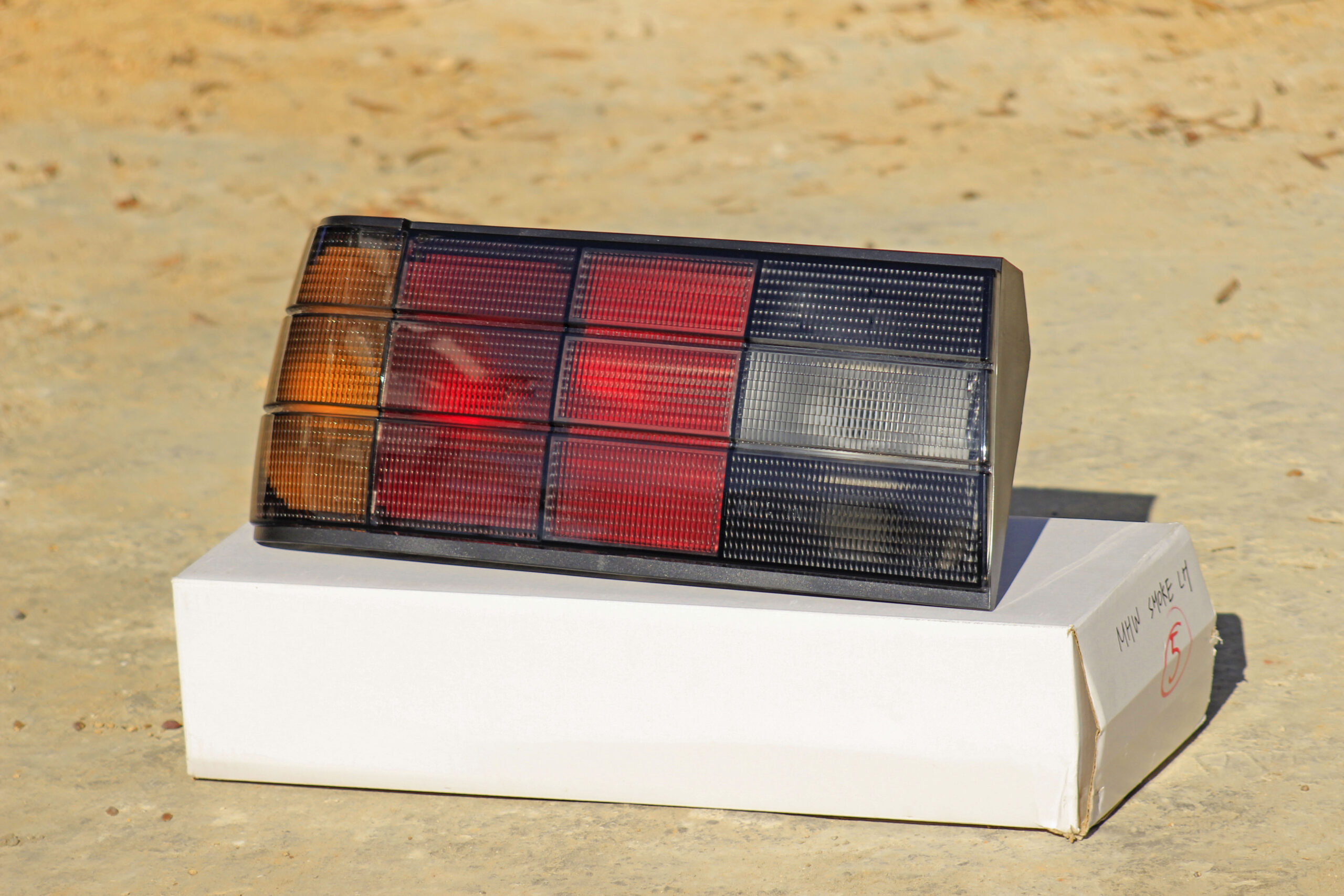 Dark Smoke Rear Tail Light Set (Pair) For BMW 3 Series E30 Facelift (1988-1994)