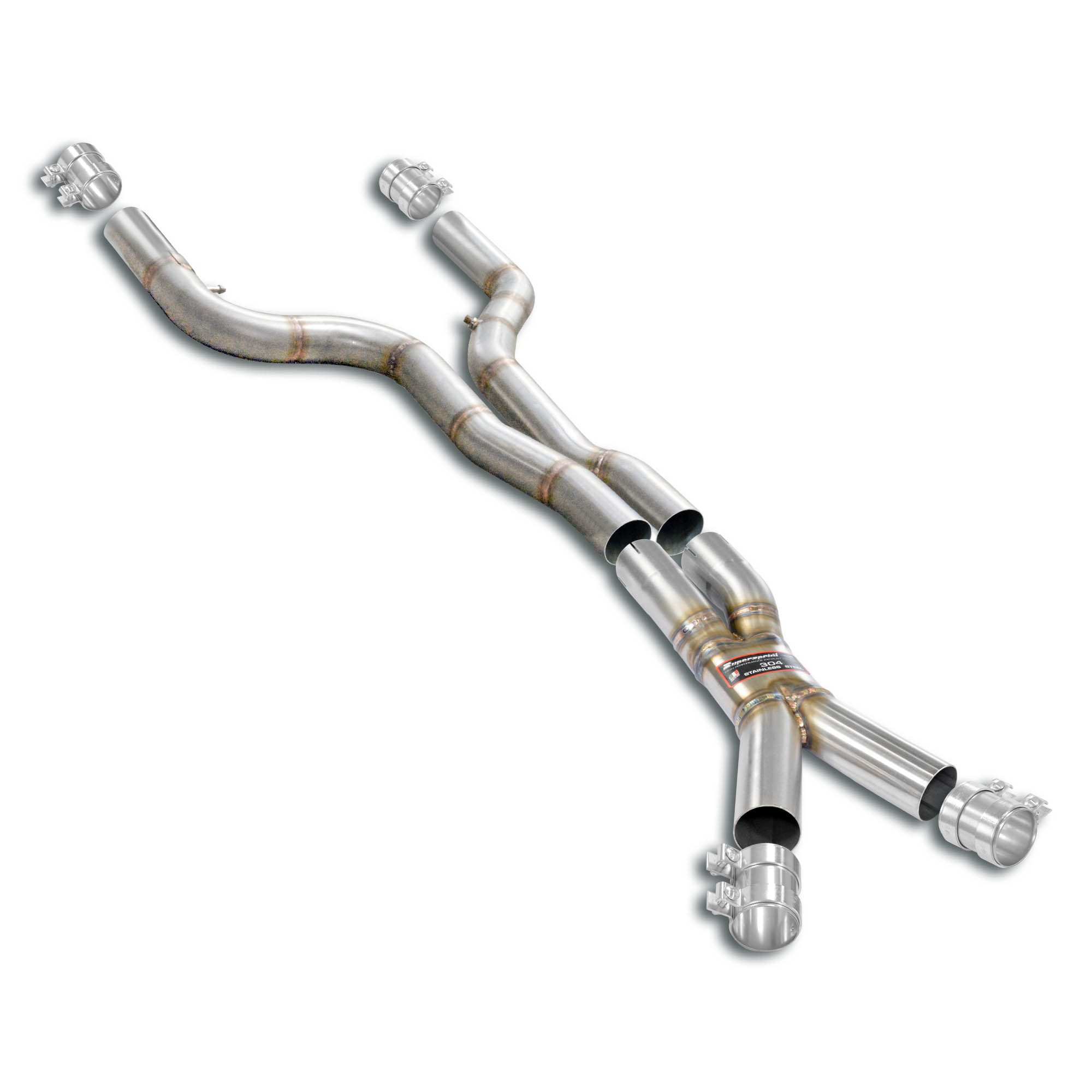 BMW G80 M3 / G80 M3 xDrive S58 (2021–onward) Supersprint X-Pipe Packagedeletes The Stock Resonatorscalifornia Emission Compliant Mid Section