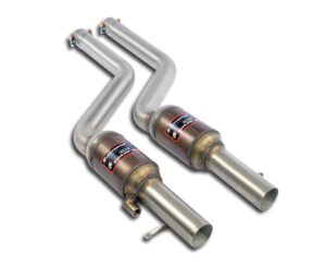 BMW E46 - All models N53 (2006–2010) Supersprint Metallic Catalytic Converter Right - Left + "X-Pipe"