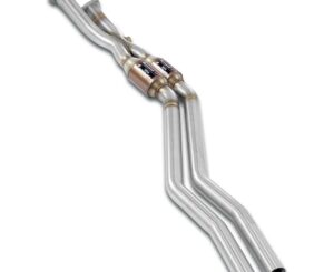 BMW E30 333i M30 (1985–1987) Supersprint Front Metallic Catalytic Converter Right - Left + "X-Pipe"