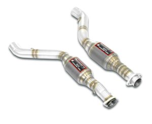 BMW Supersprint E34 540i V8 M60 Supersprint Front Metallic Catalytic Converter Right - Left 100 Cpsi (1993–1996)