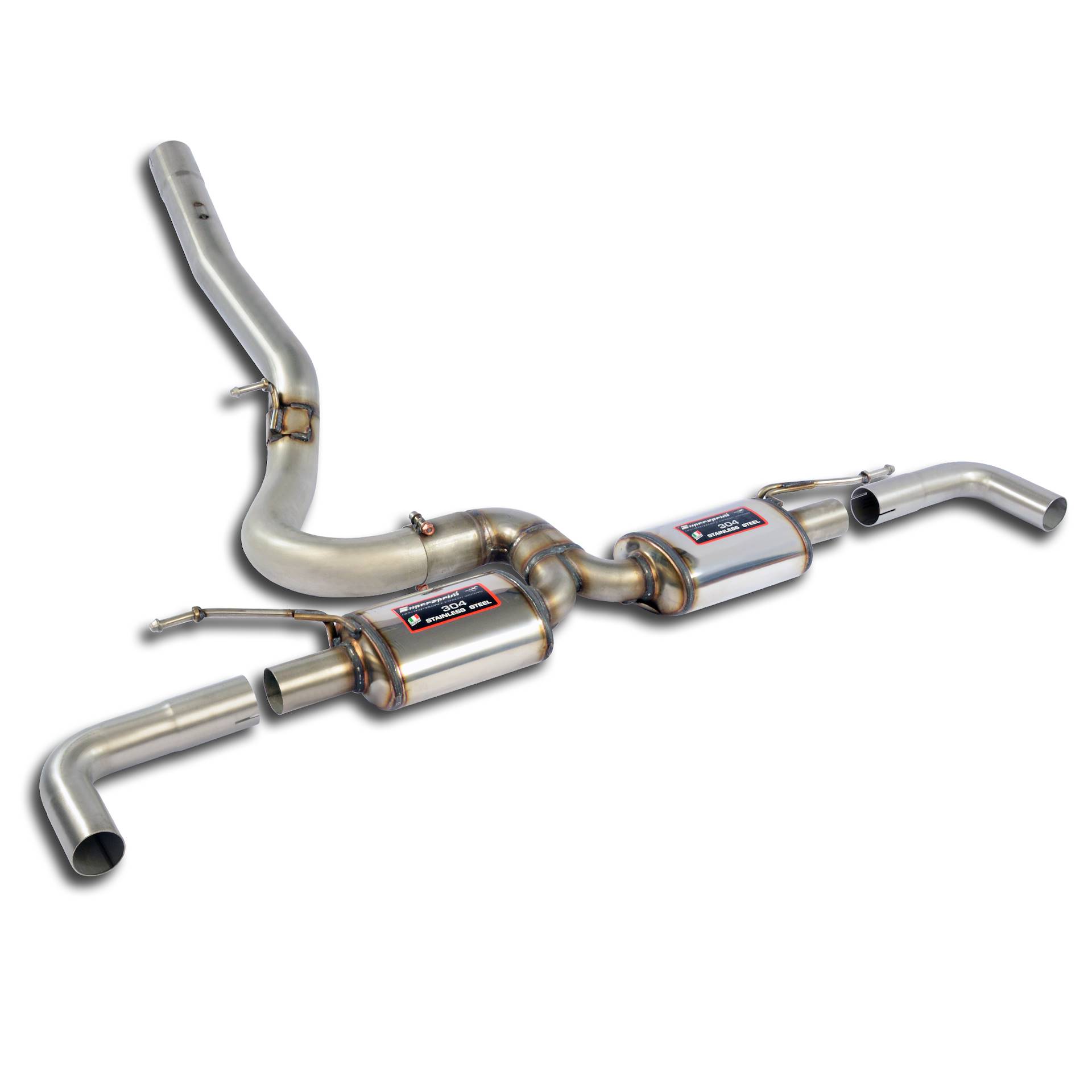 BMW F46 218d xDrive Gran Tourer 2.0d B47 (2014–onward) Supersprint Rear Exhaust