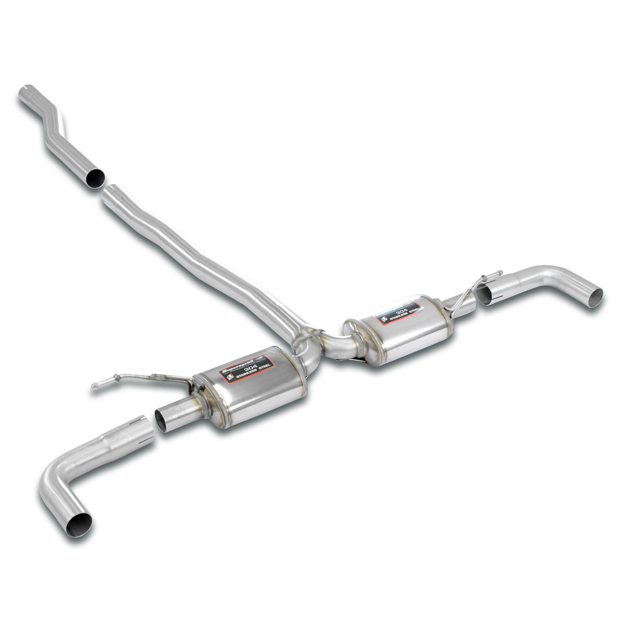 BMW F44 Gran 218i 1.5i Turbo B38 (2020–onward) Supersprint Rear Exhaust
