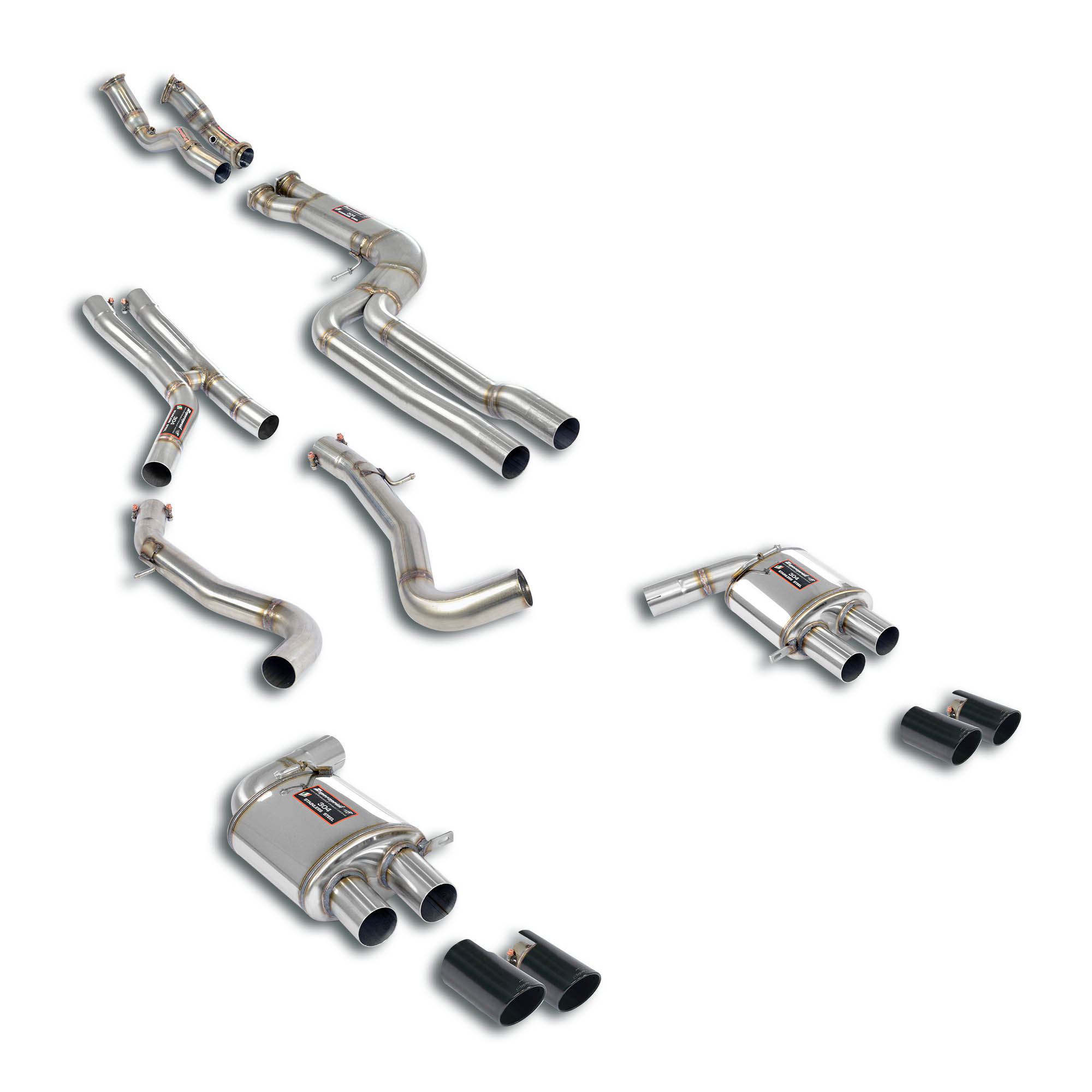 BMW F87 M2 Competition S55 (2018–2021) Supersprint J-Pipe Race Package(Deeper Tone, No Rasp)