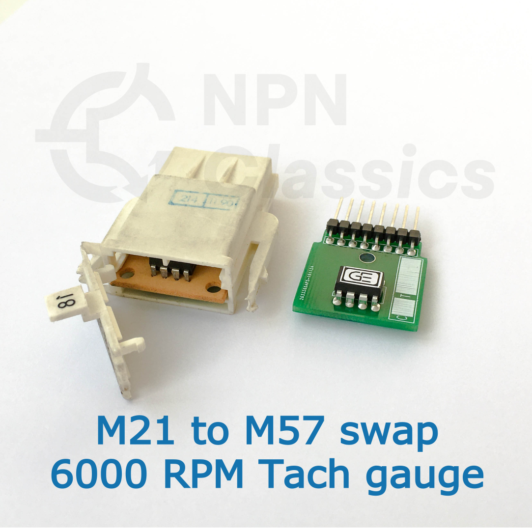 BMW E30 M21 to M57 Coding Plug Board for 6000 RPM Tachometer