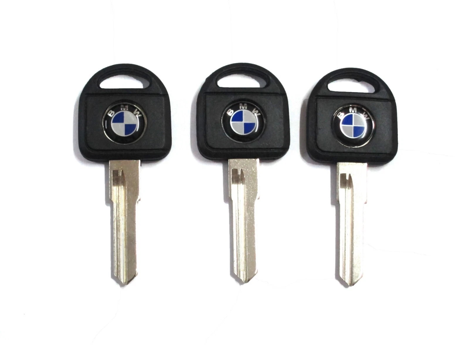 BMW E12 E21 E23 E24 E28 E30 Main Key Blank with Colored BMW Emblem - Image 4