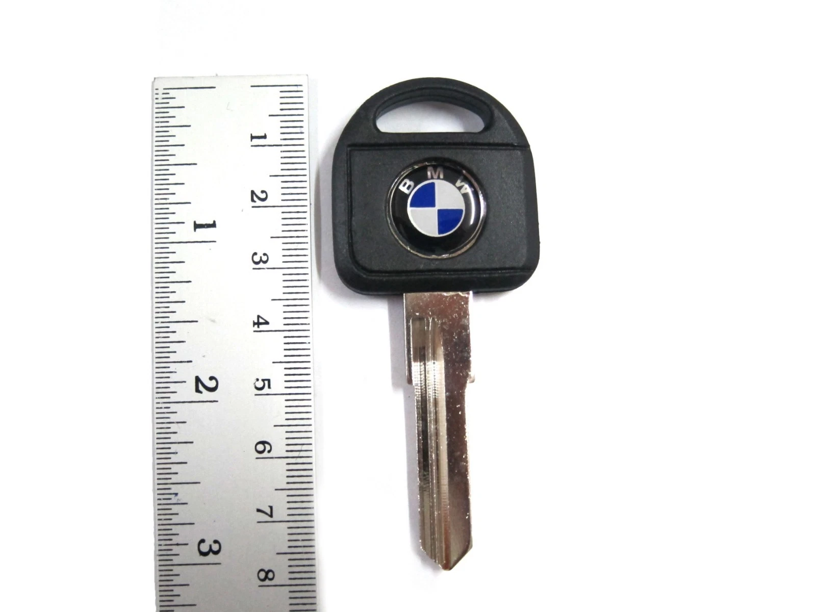 BMW E12 E21 E23 E24 E28 E30 Main Key Blank with Colored BMW Emblem