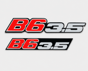 BMW ALPINA B6 3.5 Front & Rear Replica Emblem Badge Set – Stainless Steel