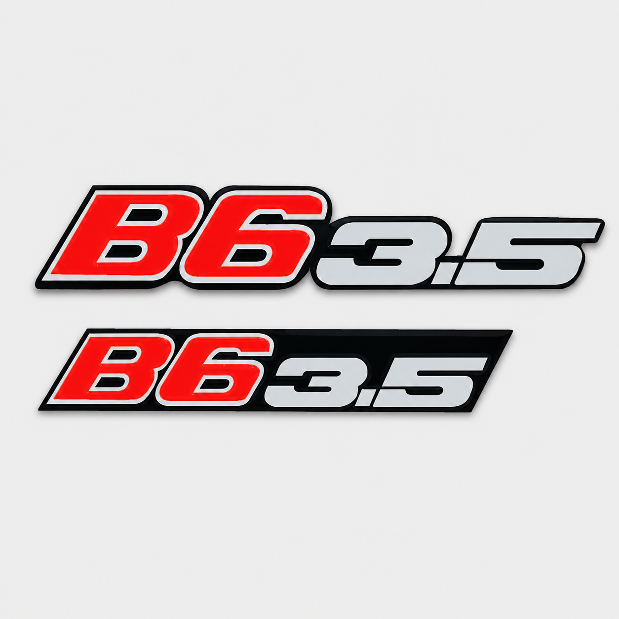 BMW ALPINA B6 3.5 Front & Rear Replica Emblem Badge Set – Stainless Steel