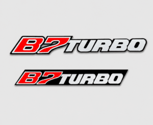 BMW ALPINA B7 Turbo Front & Rear Replica Emblem Badge Set – Stainless Steel