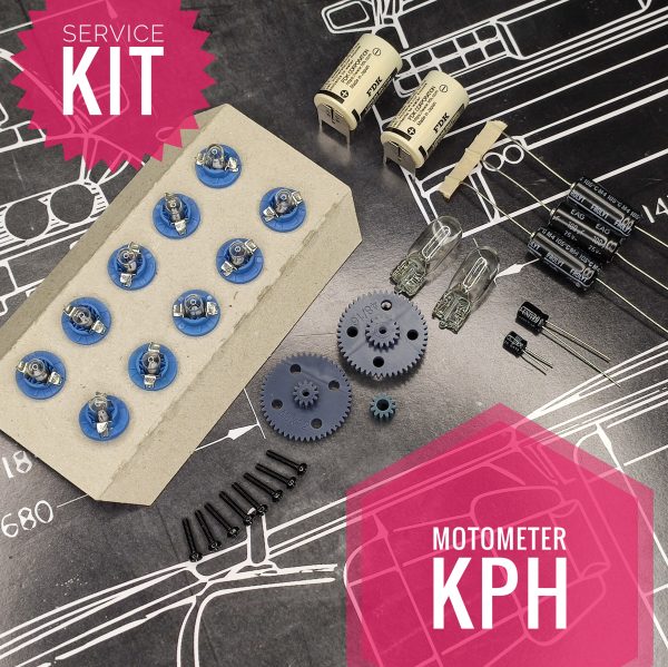 BMW E30 Motometer KPH Instrument Cluster Service Kit – 30 Piece