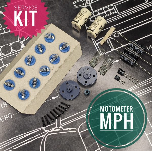 BMW E30 Motometer MPH Instrument Cluster Service Kit – 30 Piece